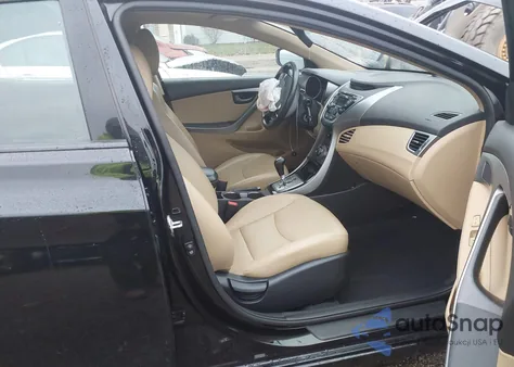 2013 Hyundai Elantra Limited from USA, damaged, VIN KMHDH4AEXDU748342